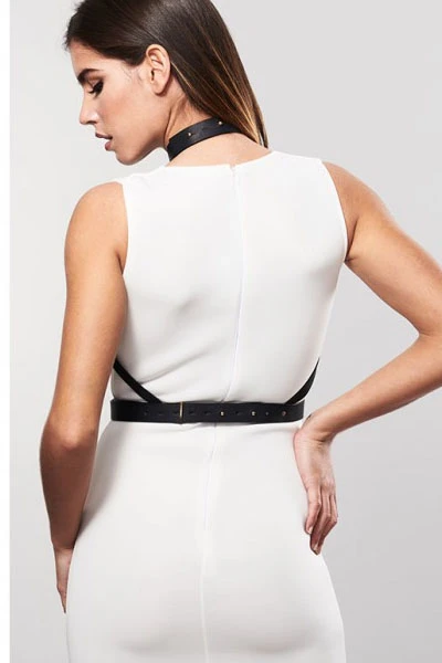 Harnais H Maze noir Bijoux Indiscrets Harnais H Maze Noir -sex shop 0225 b