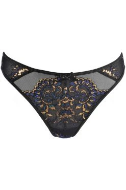 Axami String Bleu & Or V-10388 -sex shop 10388 front