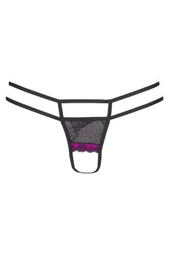Axami String Ouvert Cassis V-6558 2 Axami String Ouvert Cassis V-6558 -sex shop 6558 f