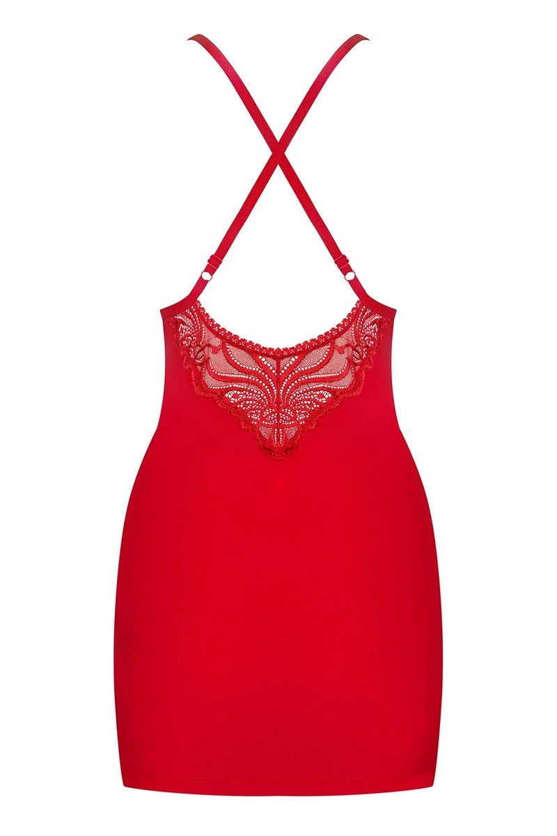 Nuisette 828-CHE rouge Obsessive Nuisette 828-CHE Rouge -sex shop 828 che rouge 1