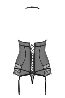 Obsessive Guêpière 838-COR Noire 3 Obsessive Guêpière 838-COR Noire -sex shop 838 cor noir 1