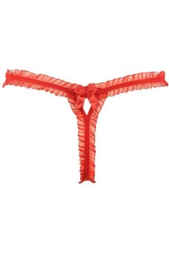 Axami String Rouge V-9978 -sex shop 9978 back