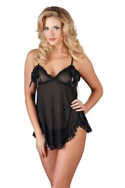 Cottelli Lingerie Babydoll Ava 2 Cottelli Lingerie Babydoll Ava -sex shop ava cottelli 1