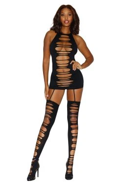 Dreamgirl Nuisette Jarretelles 0233 2 Dreamgirl Nuisette Jarretelles 0233 -sex shop dr0233 3