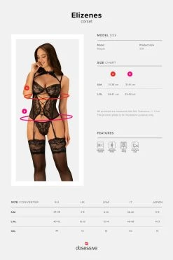 Obsessive Guêpière Elizenes 4 Obsessive Guêpière Elizenes -sex shop elizenes corset