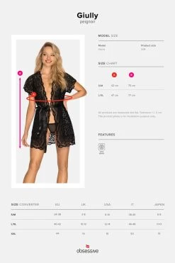 Obsessive Négligé Giully 4 Obsessive Négligé Giully -sex shop giully peignoir luxuryalley