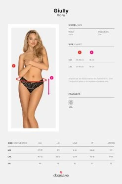 Obsessive String Dentelle Giully -sex shop giully thong luxuryalley