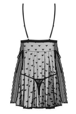 Obsessive Babydoll Ouvert Heartia 3 Obsessive Babydoll Ouvert Heartia -sex shop heartia bab obsessive 2