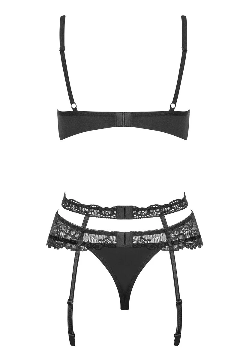 Ensemble Heartina noir Obsessive Ensemble Heartina Noir -sex shop heartina ensemble noir 3