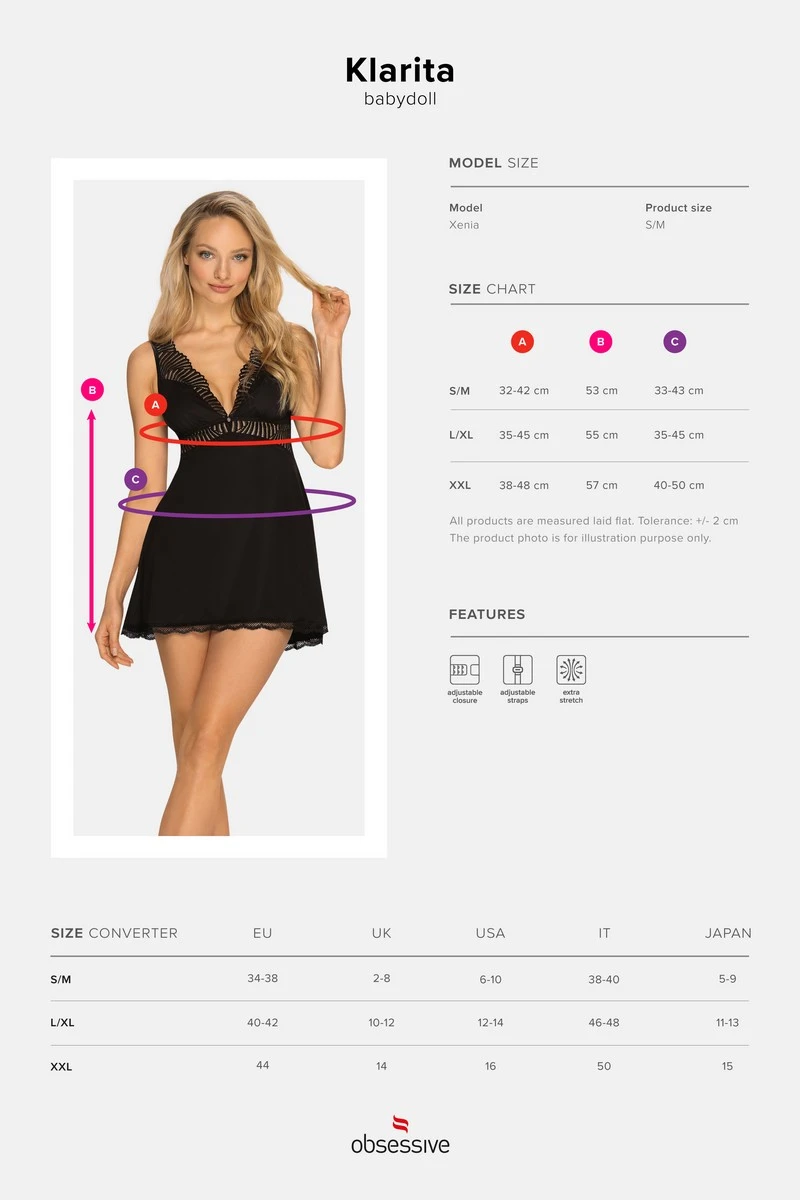 Nuisette Klarita Obsessive Nuisette Klarita -sex shop klarita babydoll