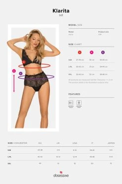 Obsessive Ensemble 2 Pièces Klarita -sex shop klarita set luxuryalley