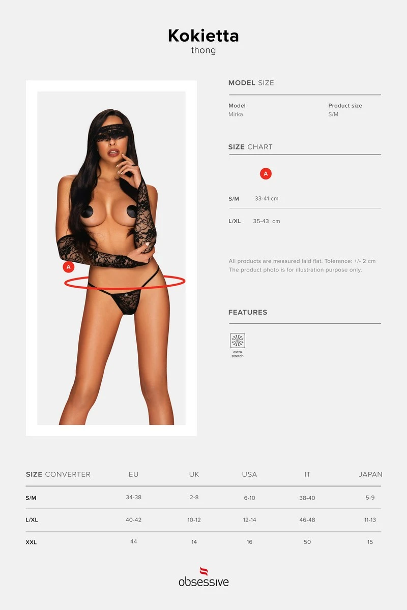 Micro-string Kokietta Obsessive Micro-string Kokietta -sex shop kokieta thong