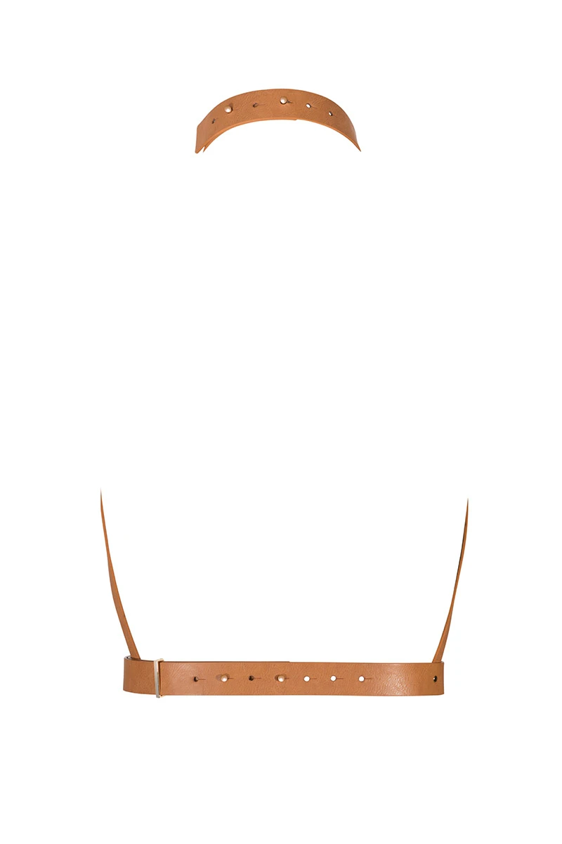 Harnais H Maze marron Bijoux Indiscrets Harnais H Maze Marron -sex shop maze h bwn b