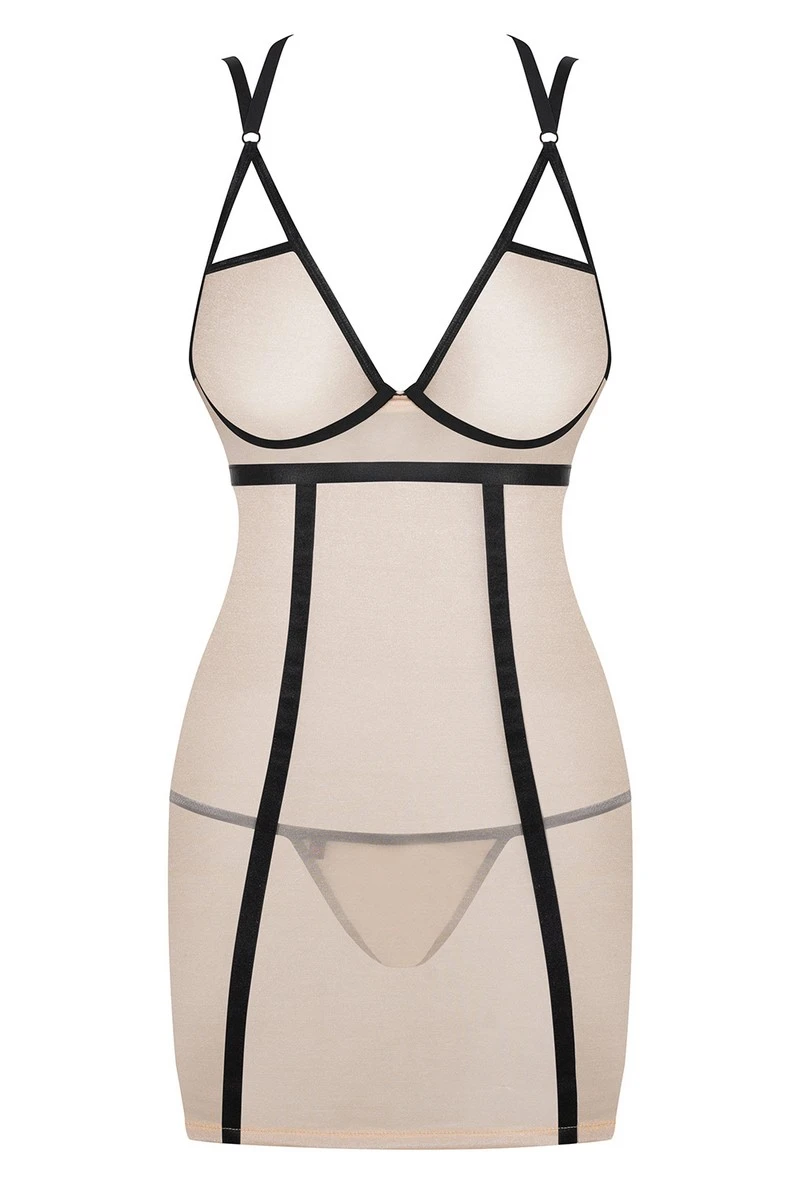 Nuisette transparente Nudelia Obsessive Nuisette Transparente Nudelia -sex shop nudelia nuisette obsessive 4