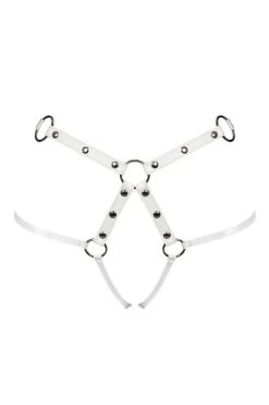 Obsessive Bas De Harnais Blanc A758 4 Obsessive Bas De Harnais Blanc A758 -sex shop obsessive a758 bottom harness packshot