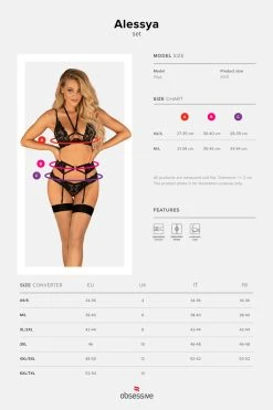 Obsessive Ensemble Jarretelles Alessya 4 Obsessive Ensemble Jarretelles Alessya -sex shop obsessive alessya set new sizes