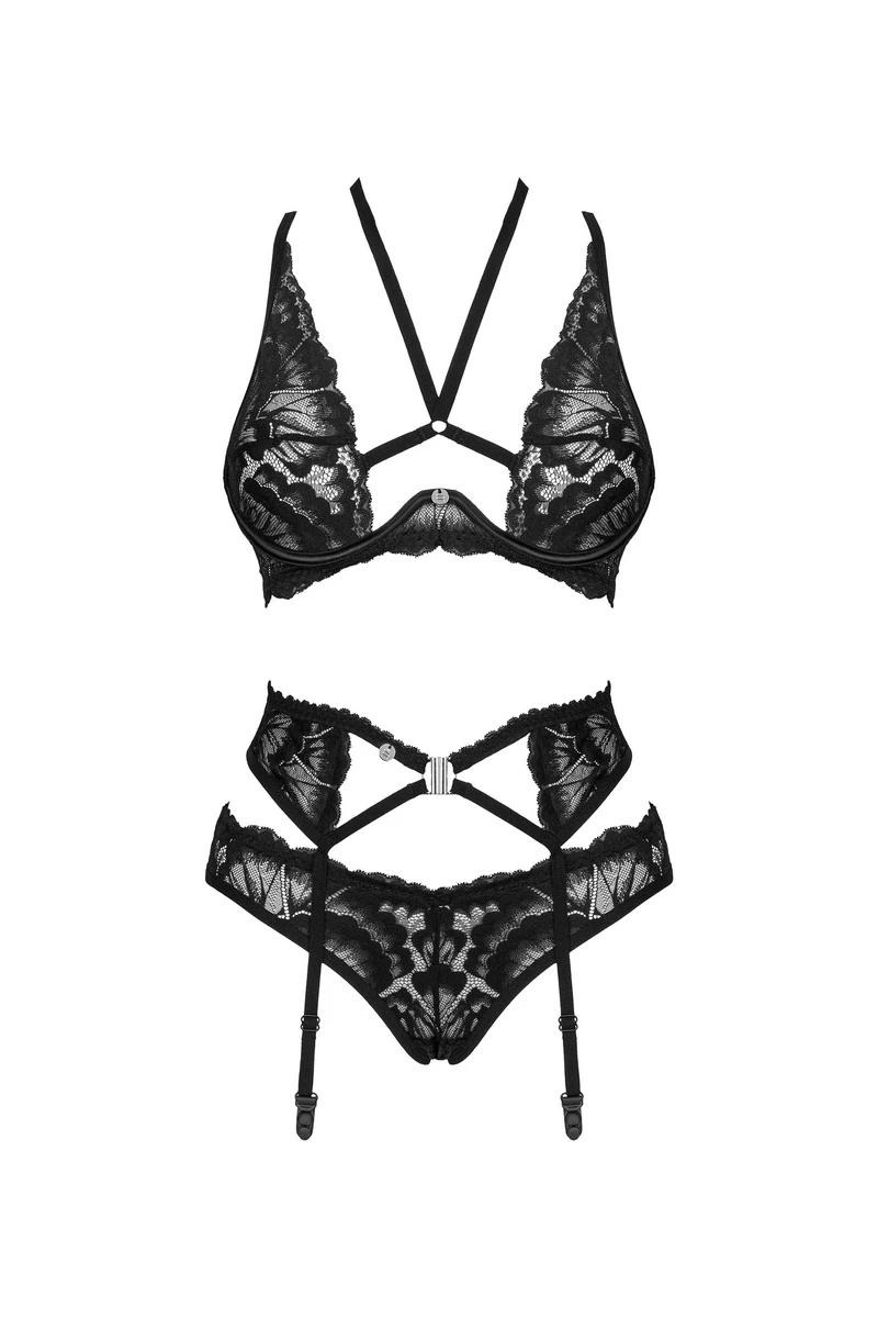 Ensemble jarretelles Alessya Obsessive Ensemble Jarretelles Alessya -sex shop obsessive alessya set pwf