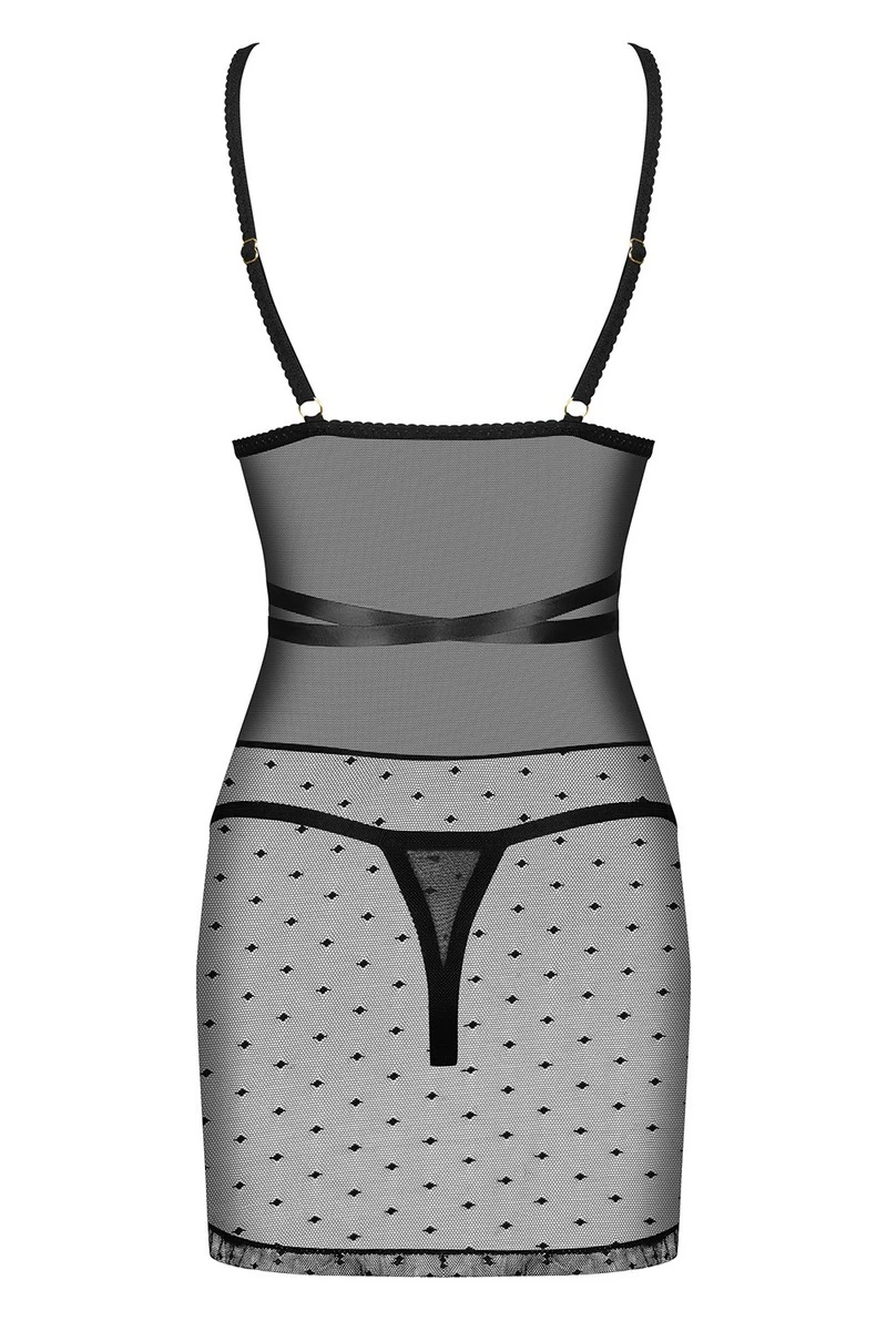 Nuisette à pois Bowessa Obsessive Nuisette à Pois Bowessa -sex shop obsessive bowessa chemise back packshot