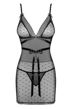 Obsessive Nuisette à Pois Bowessa 2 Obsessive Nuisette à Pois Bowessa -sex shop obsessive bowessa chemise packshot