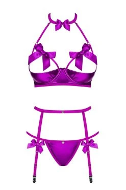 Obsessive Ensemble Ouvert Delishya -sex shop obsessive delishya set purple packshot