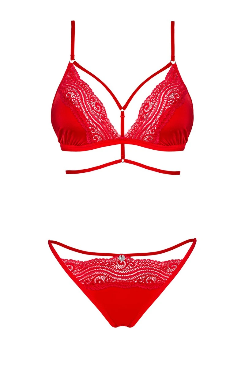 Ensemble Diyosa rouge Obsessive Ensemble Diyosa Rouge -sex shop obsessive diyosa set red packshot