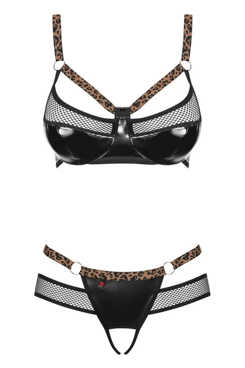 Ensemble sexy Electricia Obsessive Ensemble Sexy Electricia -sex shop obsessive electricia crotchless set packshot