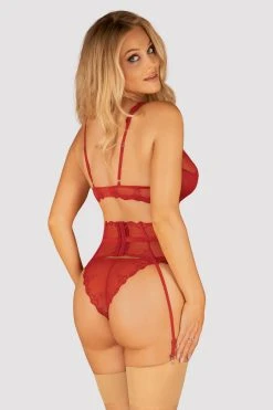 Obsessive Ensemble Rouge Lonesia 3 Obsessive Ensemble Rouge Lonesia -sex shop obsessive lonesia garter belt frb