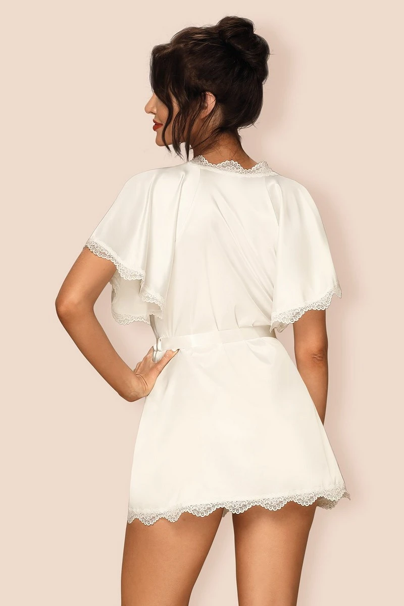 Déshabillé Prima Neve Obsessive Déshabillé Prima Neve -sex shop obsessive prima neve peignoir back