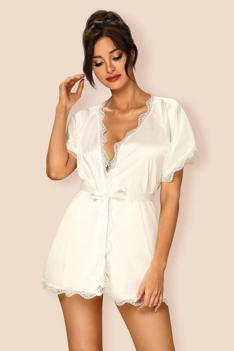 Déshabillé Prima Neve Obsessive Déshabillé Prima Neve -sex shop obsessive prima neve peignoir