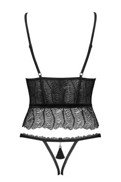 Obsessive Ensemble Ouvert Romanesa -sex shop obsessive romanesa gorset back packshot luxuryalley