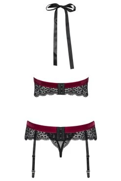 Obsessive Ensemble Jarretelles Rossita 3 Obsessive Ensemble Jarretelles Rossita -sex shop obsessive rossita set back packshot