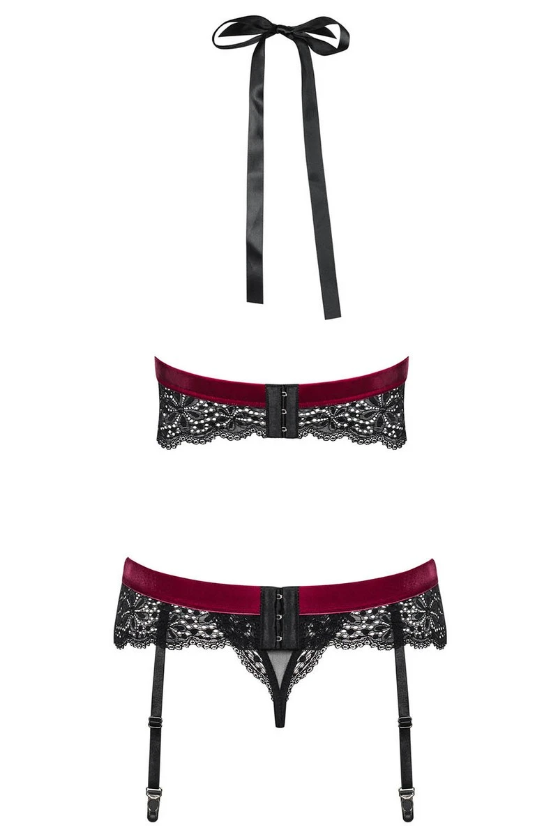 Ensemble jarretelles Rossita Obsessive Ensemble Jarretelles Rossita -sex shop obsessive rossita set back packshot