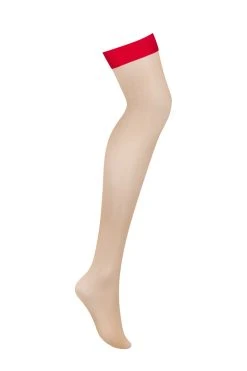 Obsessive Bas Rouges S814 -sex shop obsessive s814 stockings red pwf