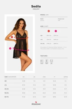 Obsessive Babydoll Sedila 4 Obsessive Babydoll Sedila -sex shop obsessive sedila babydoll