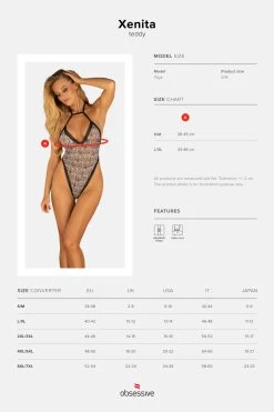 Obsessive Body String Xenita 4 Obsessive Body String Xenita -sex shop obsessive xenita teddy size 1