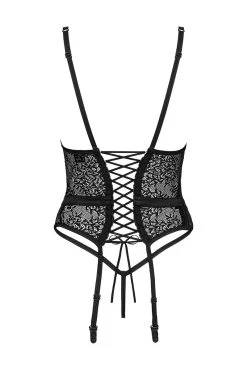 Obsessive Corset Noir Yaskana -sex shop obsessive yaskana corset back packshot