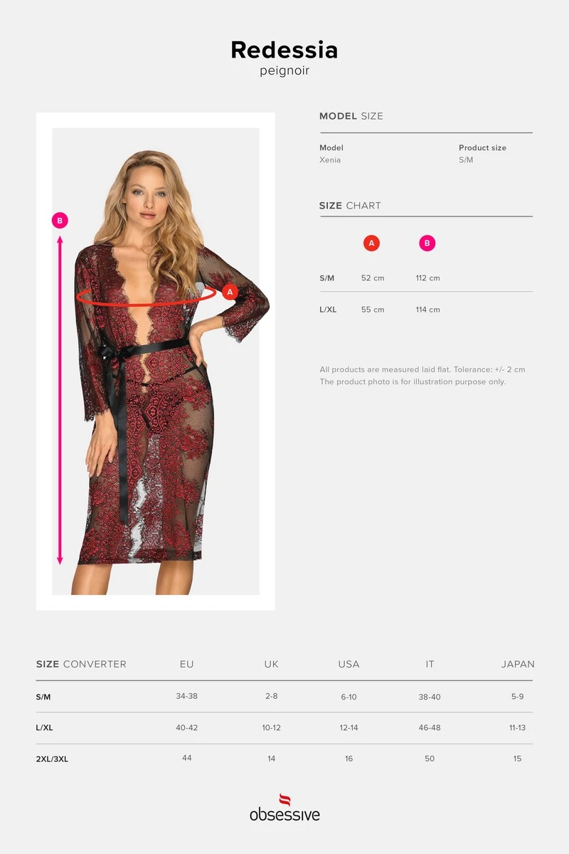 Négligé Redessia Obsessive Négligé Redessia -sex shop redessia peignoir