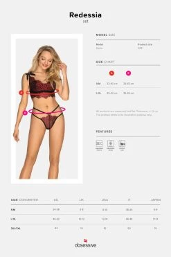 Obsessive Ensemble Redessia -sex shop redessia top thong