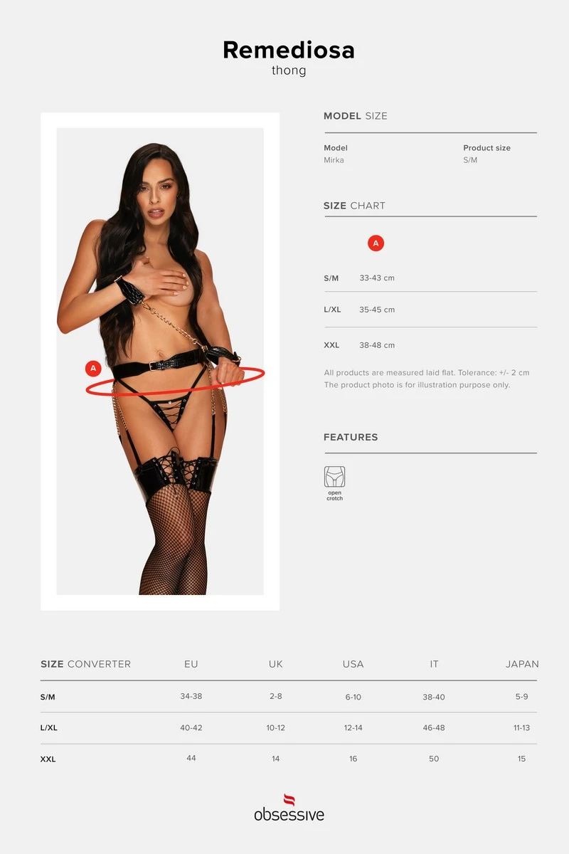 String Remediosa XXL Obsessive String Remediosa XXL -sex shop remediosa thong