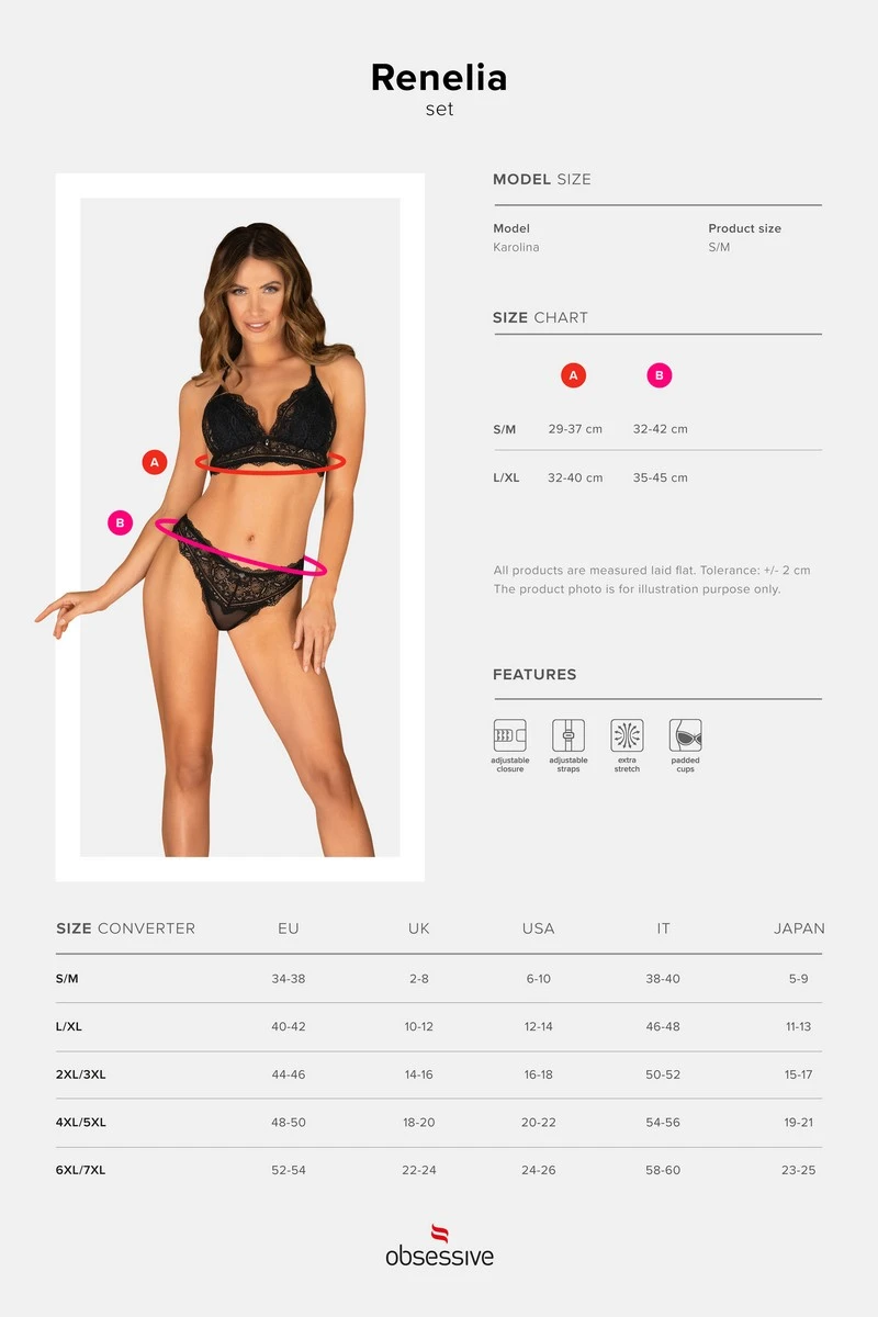 Ensemble Renelia Obsessive Ensemble Renelia -sex shop renelia set