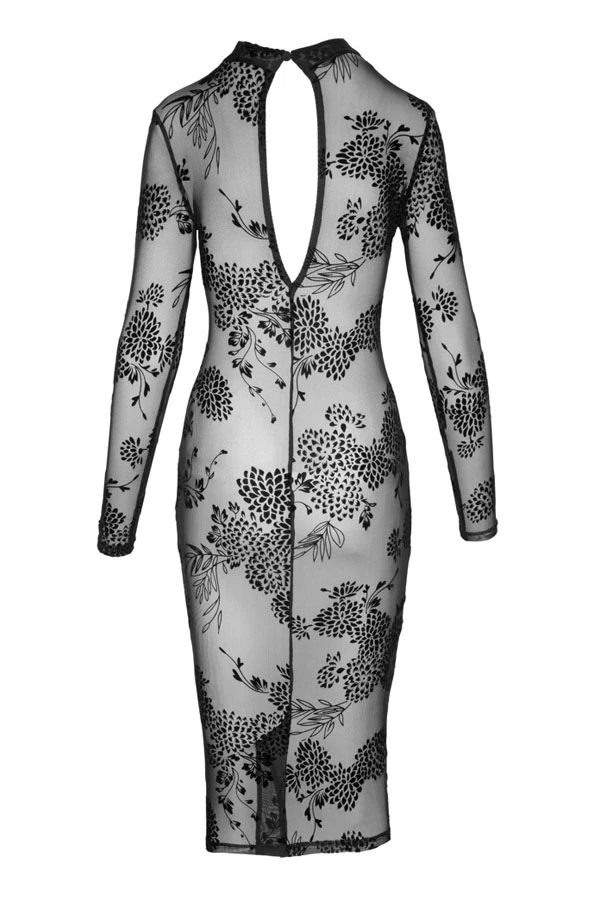 Noir Handmade Robe Transparente Geisha â Image 5