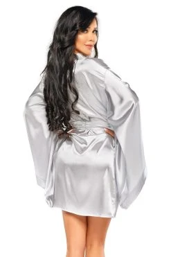 Beauty Night Déshabillé Samira Chic -sex shop samira beautynight gris 1