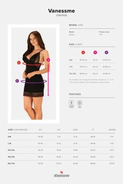 Obsessive Nuisette Grande Taille Vanessme 4 Obsessive Nuisette Grande Taille Vanessme -sex shop vanessme chemise